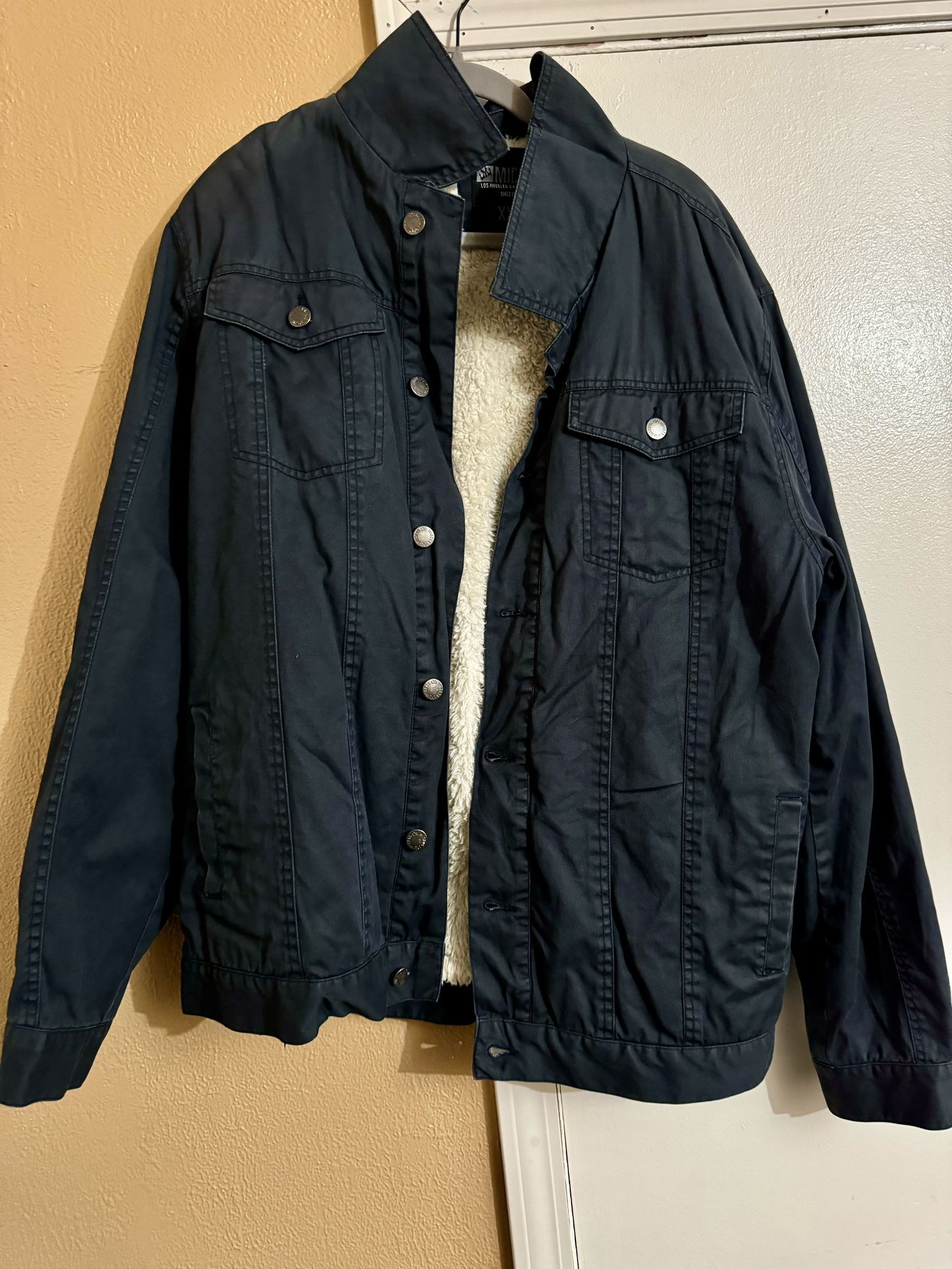 Men’s Sherpa Trucker Jacket Size XXL