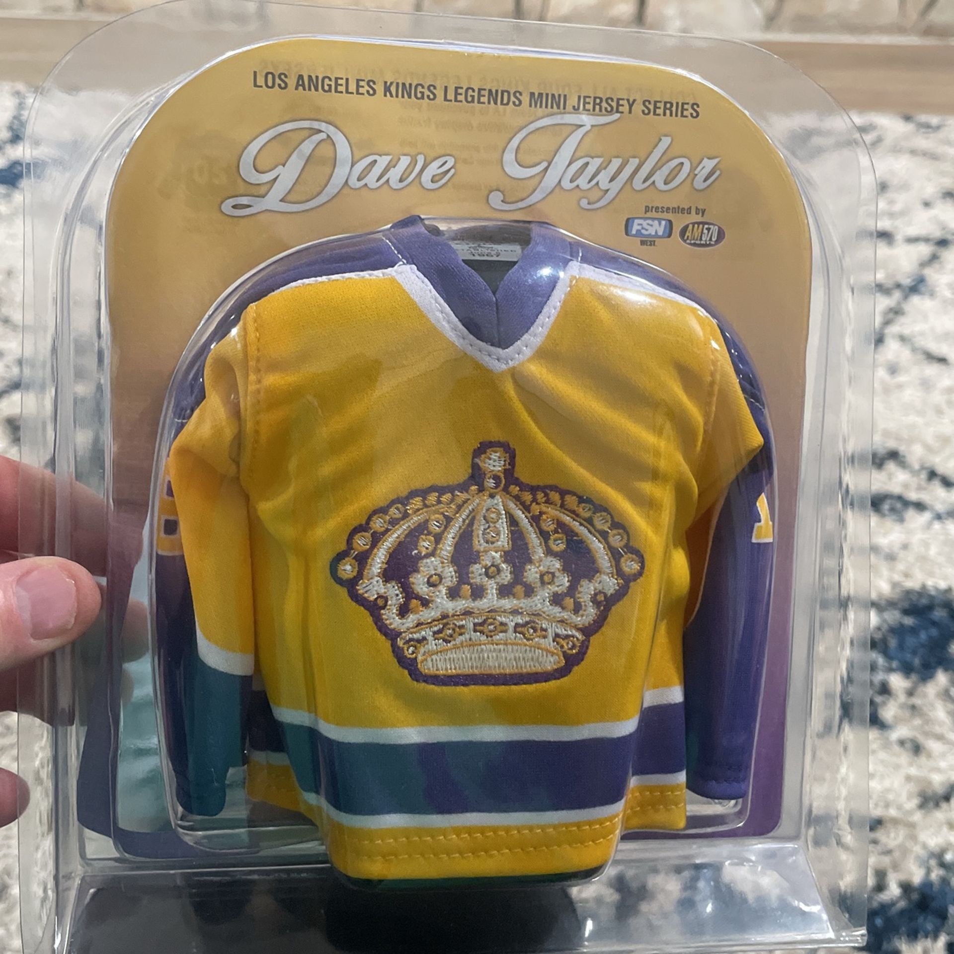 LA Kings mini jersey Dave Taylor # 18
