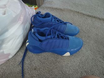 Adidas Blue High-Top Basketball Sneakers Hardens 9.5