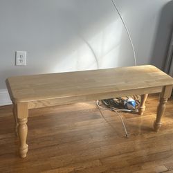 Wood Bench