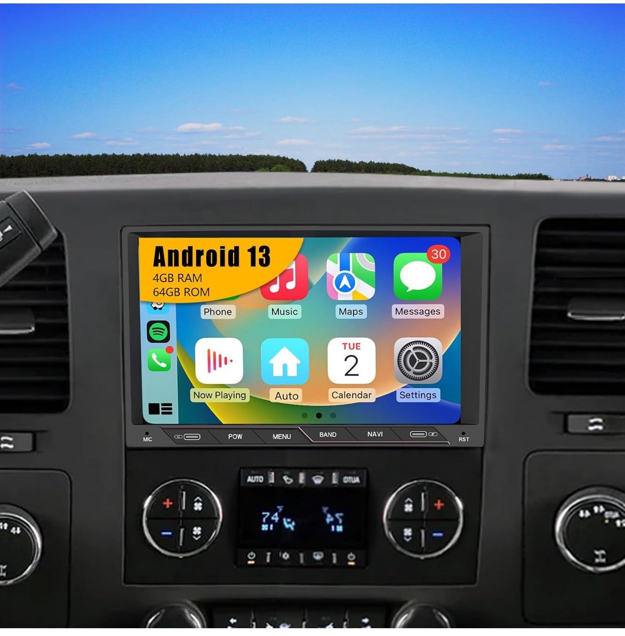 Car Radio Stereo for Chevrolet Silverado GMC Sierra Yukon 2007-2013