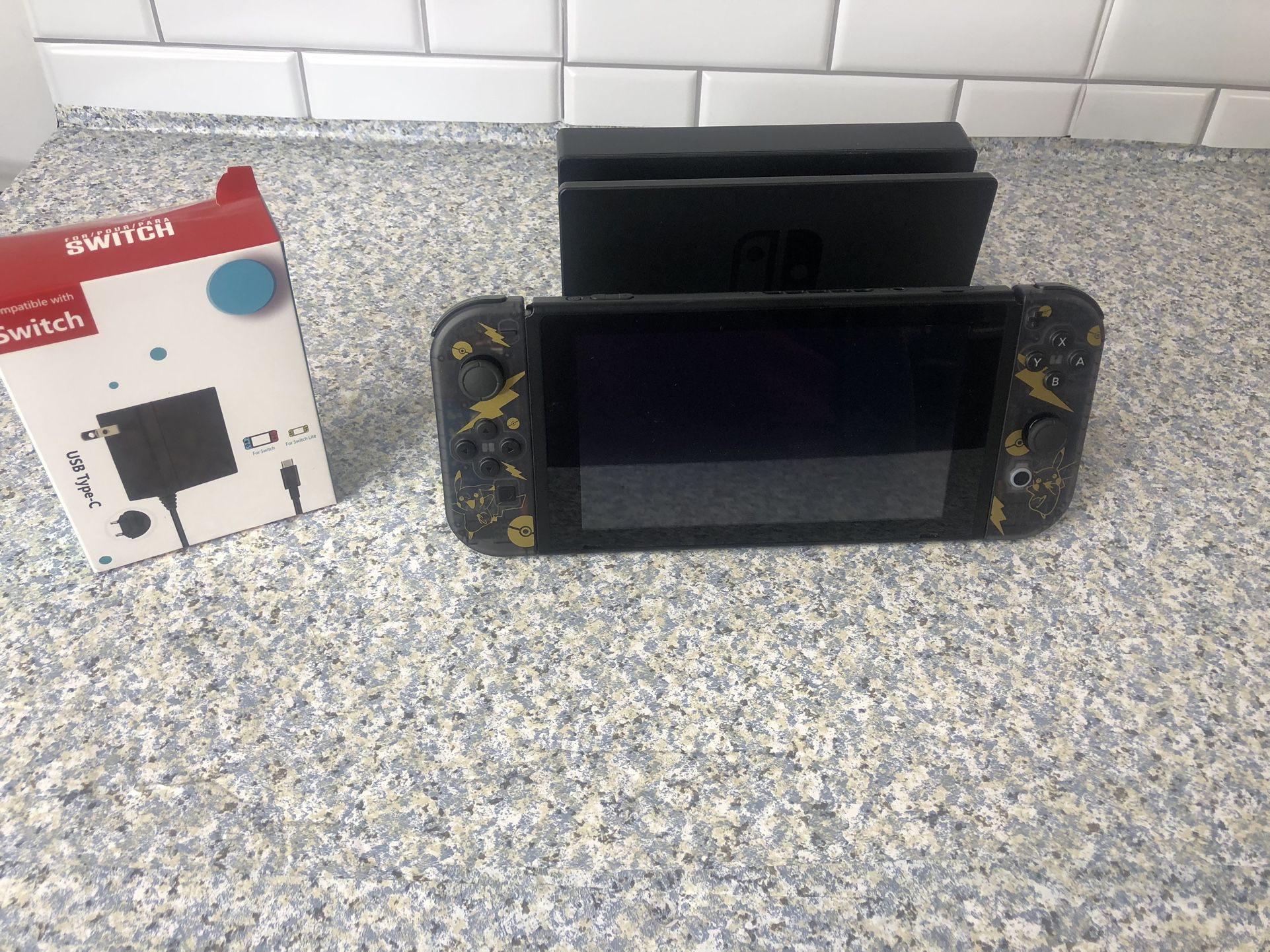 Nintendo Switch 32 gb with docking station no offers or trades please!!