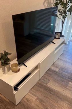 Ikea white tv stand