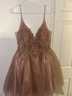 Cinderella Divine CD0189 - V-Neck Cocktail Prom Dress