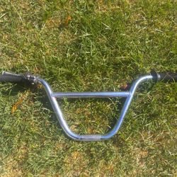 Bmx Handle Bars,  Came Of GT Bicycle,  Not Stamped