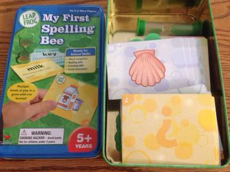 Leap frog my first spelling bee game tin