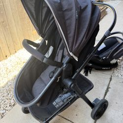 stroller and car seat 