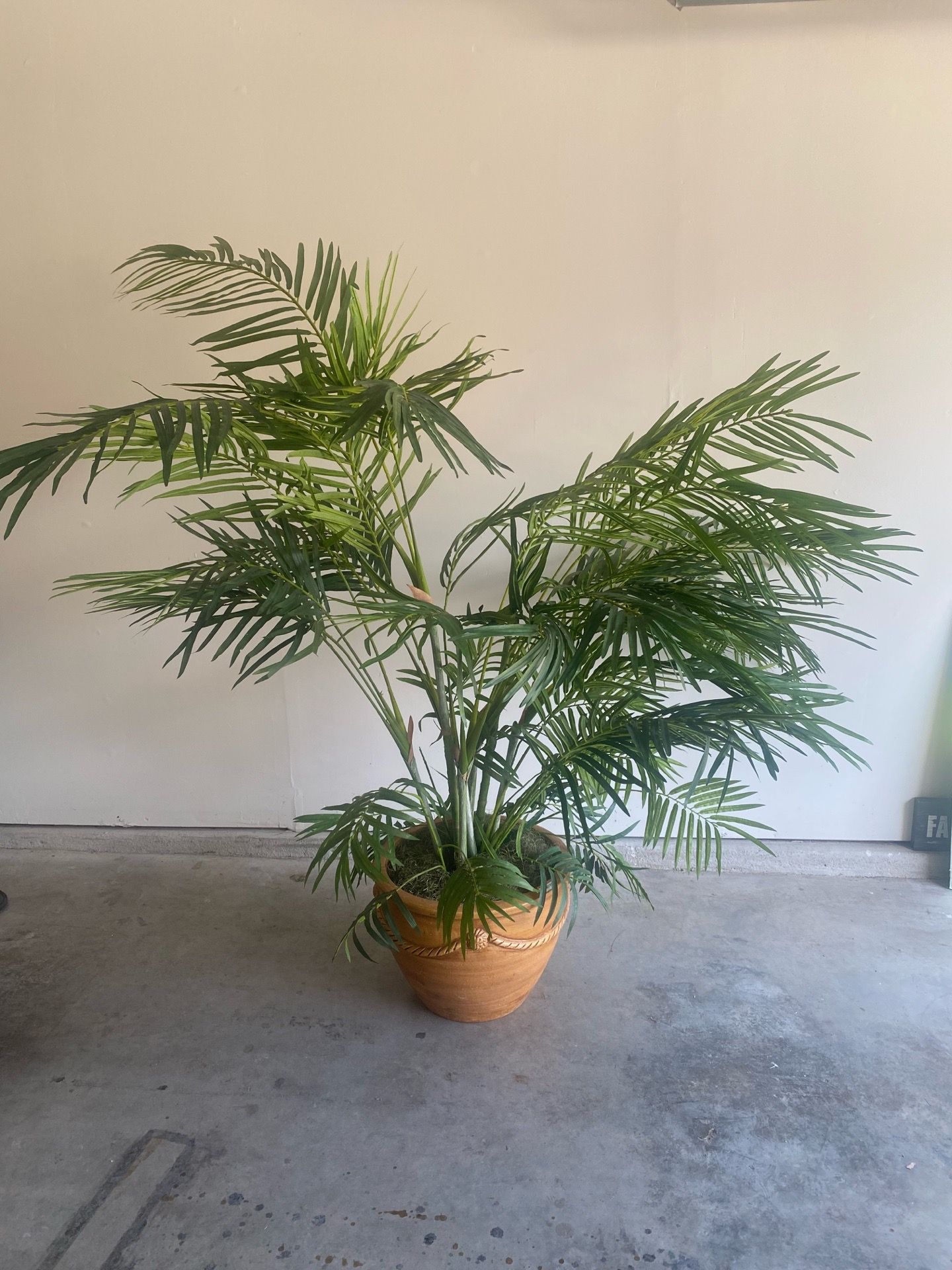 Artificial Palm in ceramic pot