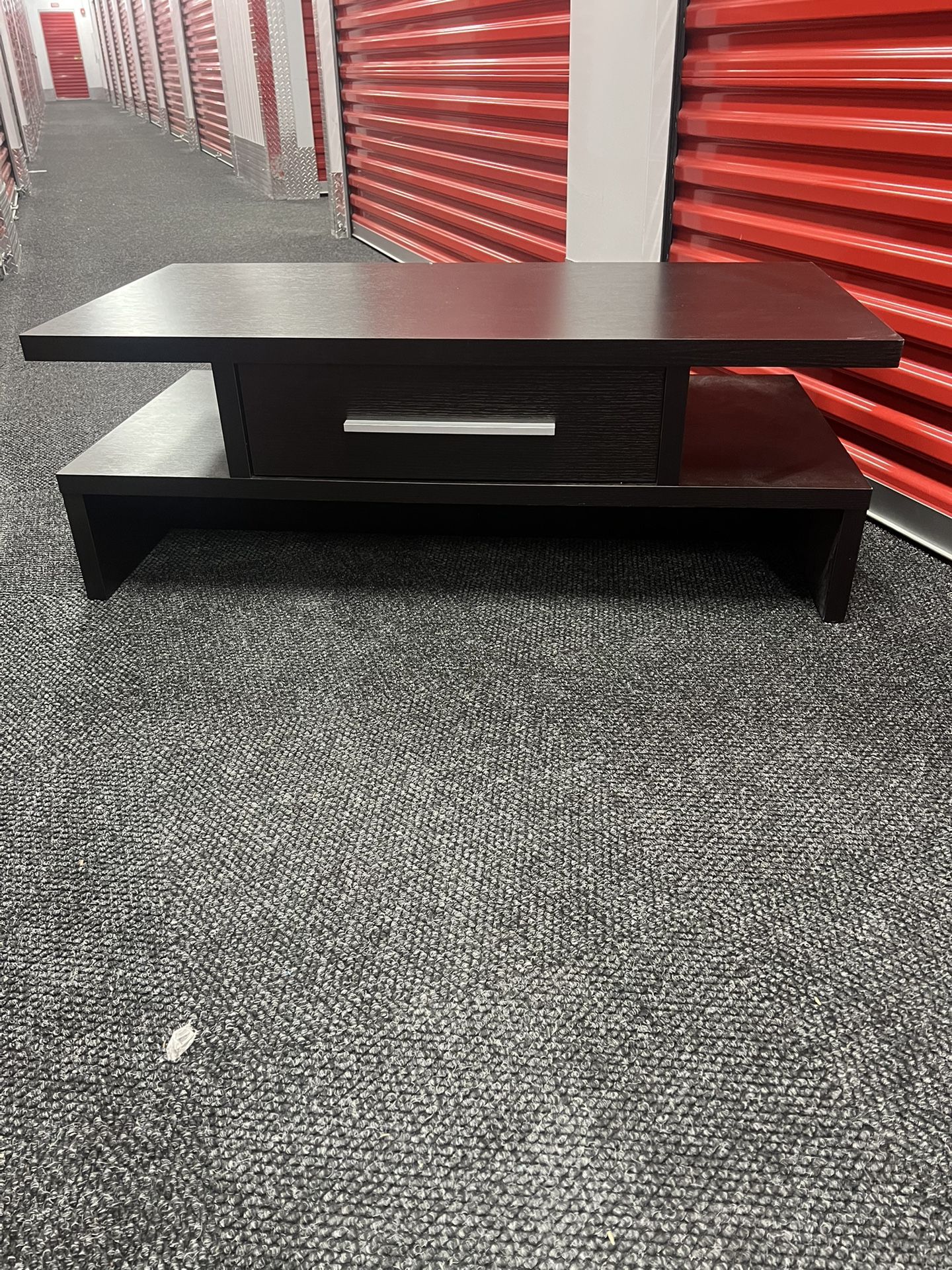 Brown Wood Modern Coffee Table