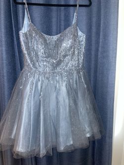 Dress GRAY BLUE/ Dusty Blue XL 12