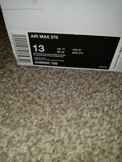 Nike air max size 13