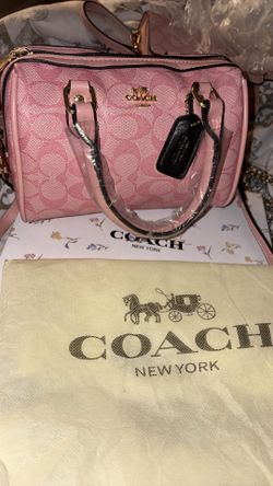 Pink small Coach handbag/ crossbody