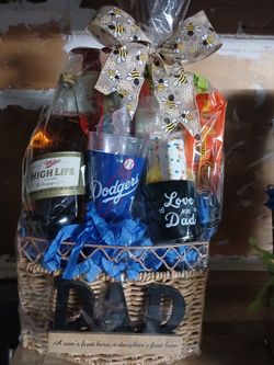 Custom  father's day baskets