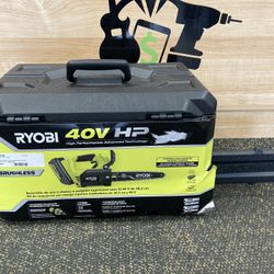 RYOBI 40V HP Brushless 12 in. Top Handle Battery Chainsaw with 4.0 Battery  