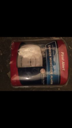 First alert carbon monoxide alarm