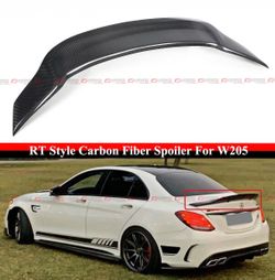 15-21 MERCEDES BENZ W205 C63  R STYLE CARBON FIBER TRUNK SPOILER WING