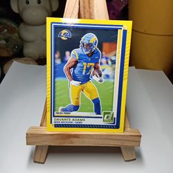 2025 Donruss Press Proof Davante Adams Rams Yellow #82