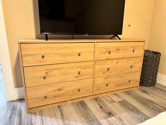 6 drawer double dresser