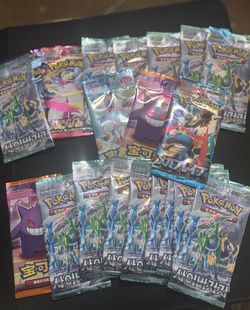Pokemon Chinese booster packs