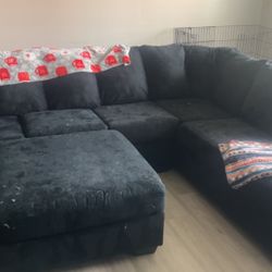 Couch with Ottoman 