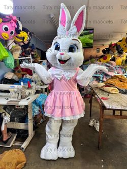 Conejita bonita Mascot Costume For Sale Halloween Party Event