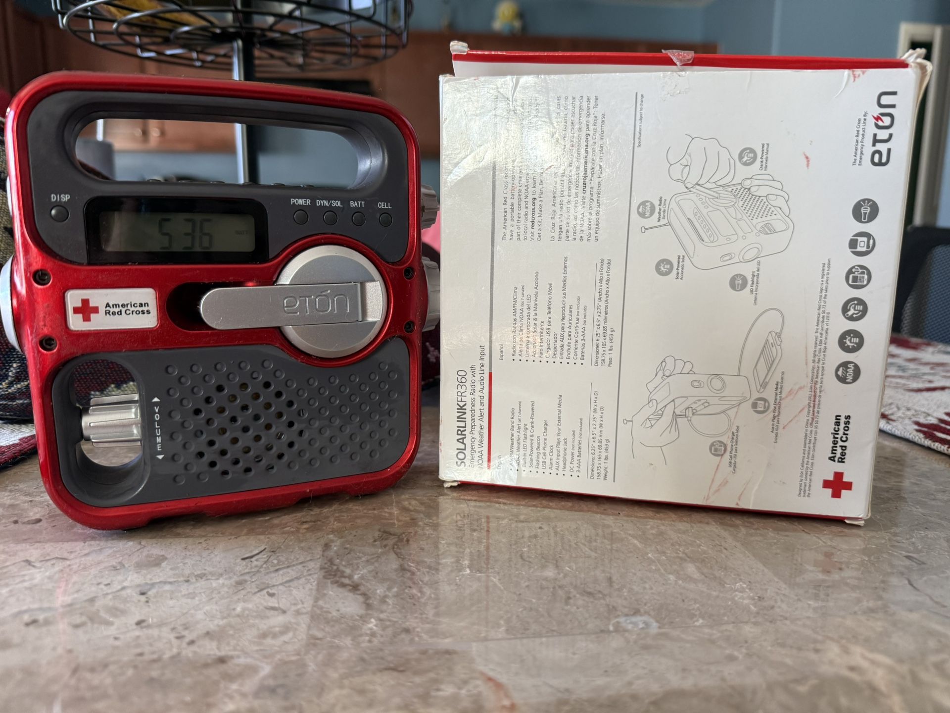 🌦️ Eton FR360 Solarlink – Emergency Weather Radio (New in Box)