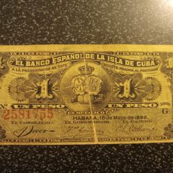 Vintage Foreign Currency (Cuba)