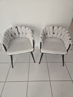 Beige chairs