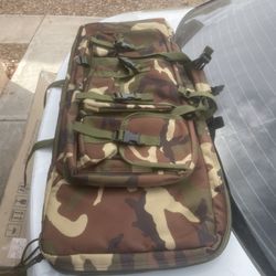 Double Case Soft Bag Backpack Storage Transportation