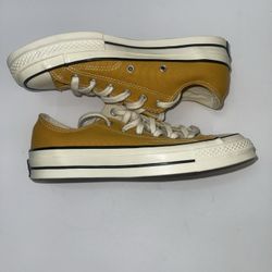 Converse Chuck 70 Vintage Canvas  Yellow Size For Men 6 For Women 8 