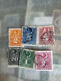 Chile 1878 Christopher Columbus used stamps
