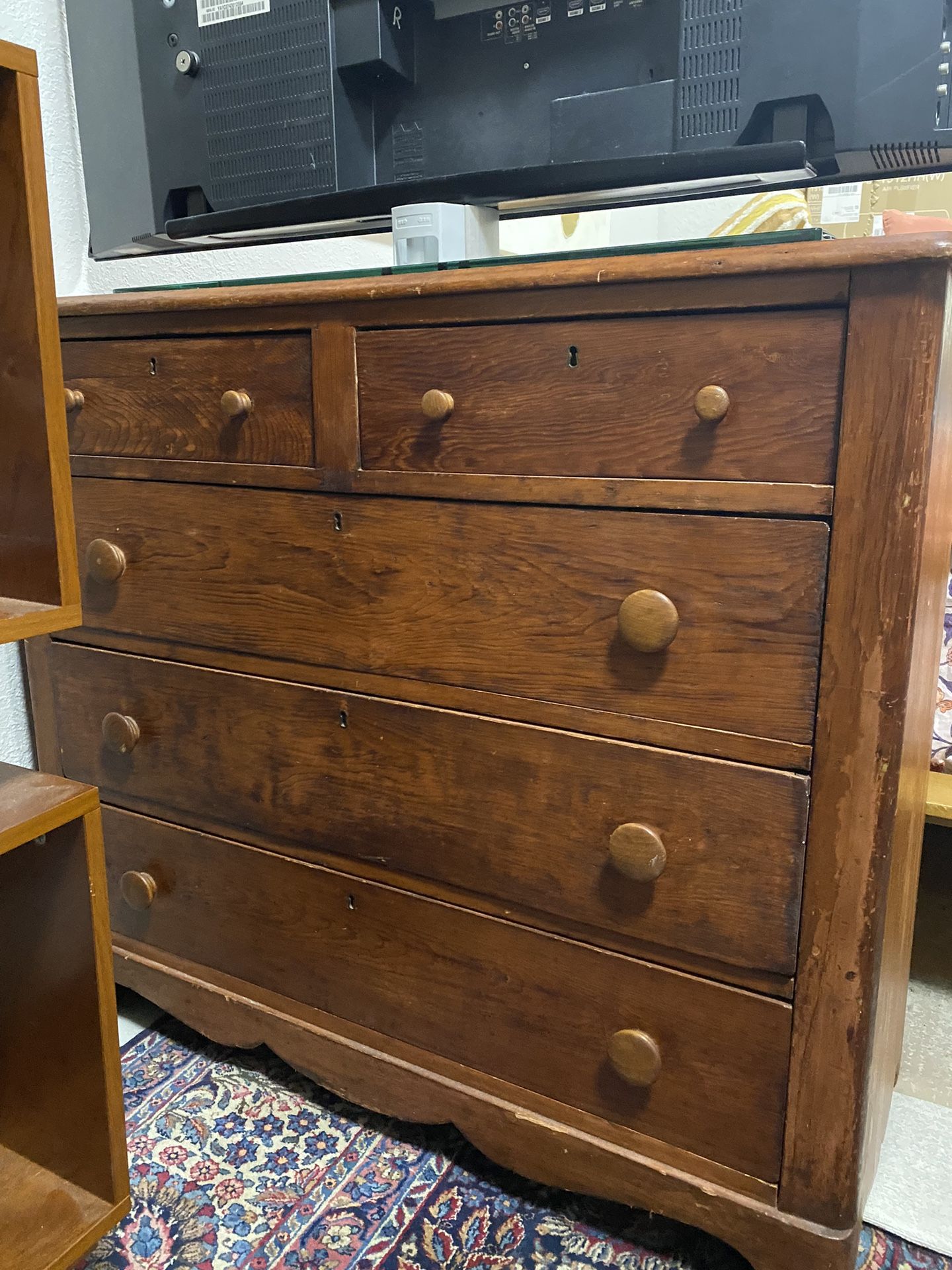 Antique Solid Wood Dresser
