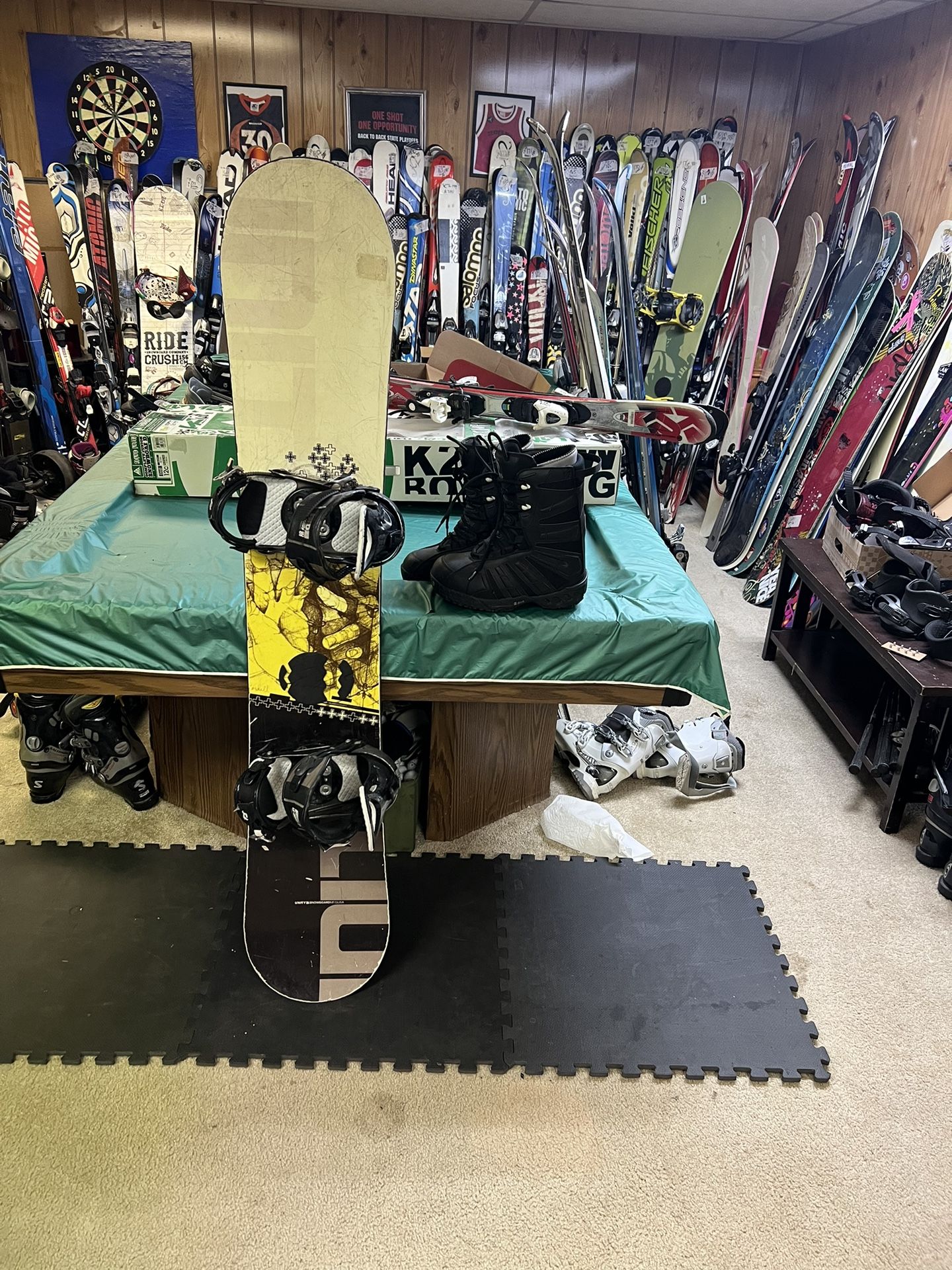 Snowboard Package with boots and bindings