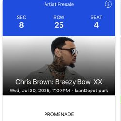 Chris Brown Tickets For Sale!!!