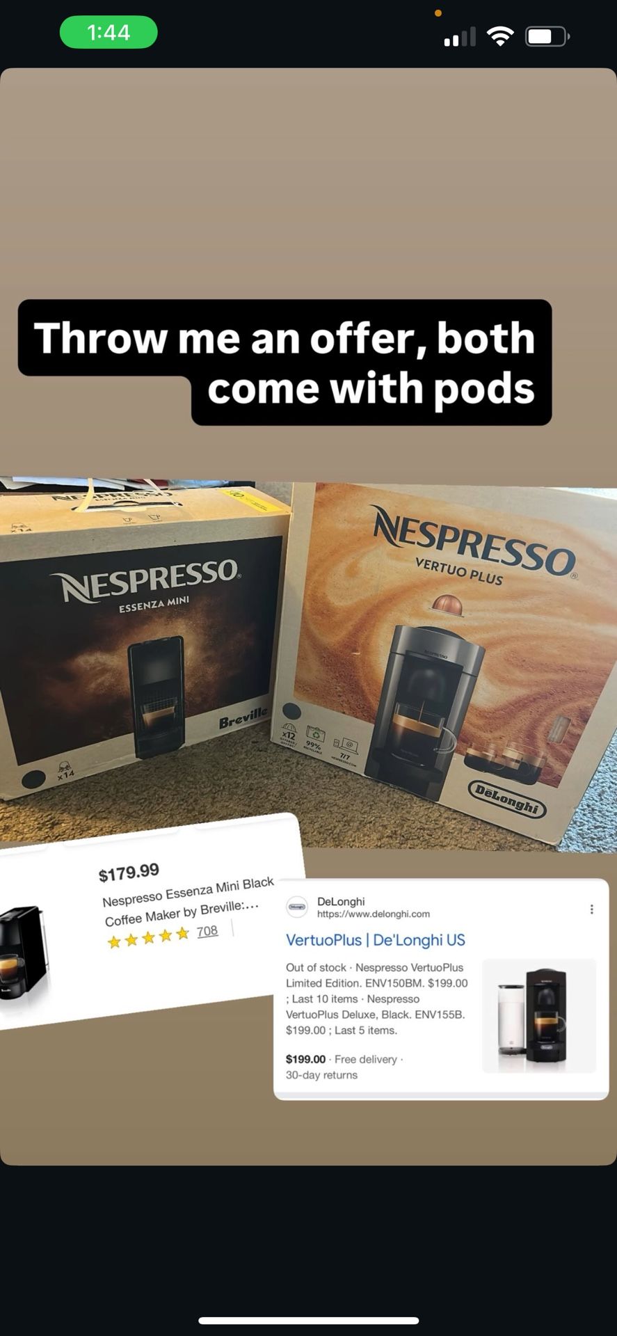 Nespresso Vertuo Plus