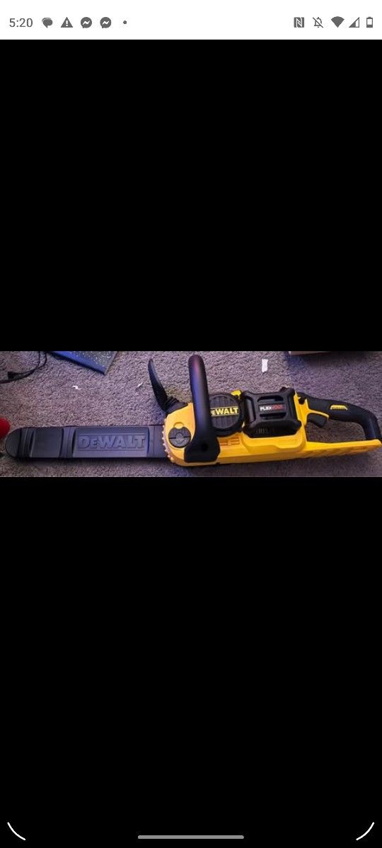 DeWalt Flexvolt 16in Chainsaw