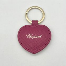CHOPARDHeart Pink Leather Keychain &Love Gift