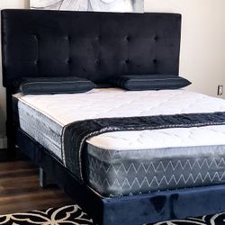 FULL $299/QUEEN $319/KING $399/COMPLETE BED FRAME WITH NEW MATTRESS/FAST DELIVERY