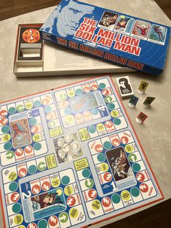 1975 The Six Million Dollar Man board game