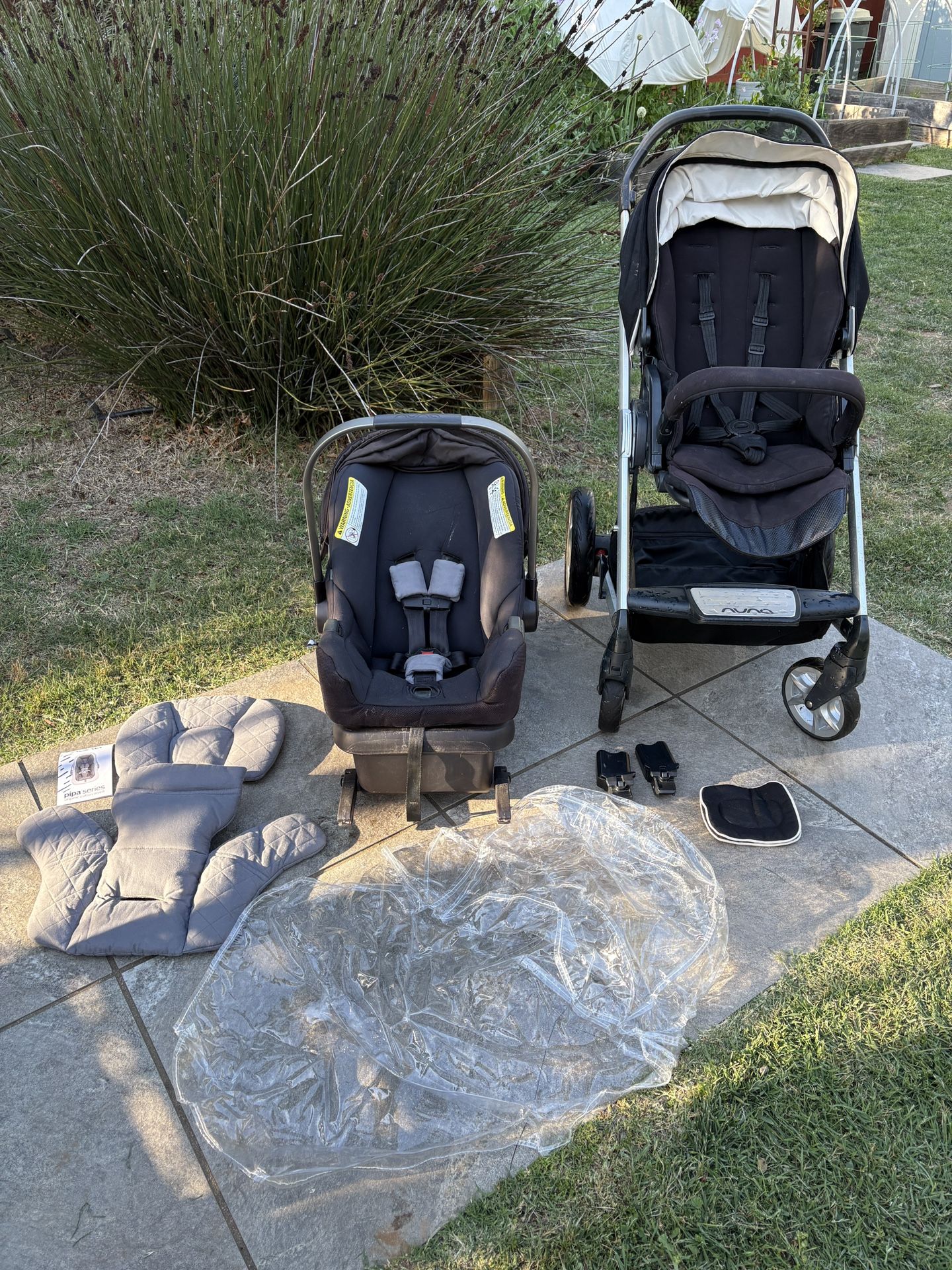 Nuna Mixx stroller, Nuna Pipa Car seat & Accessories