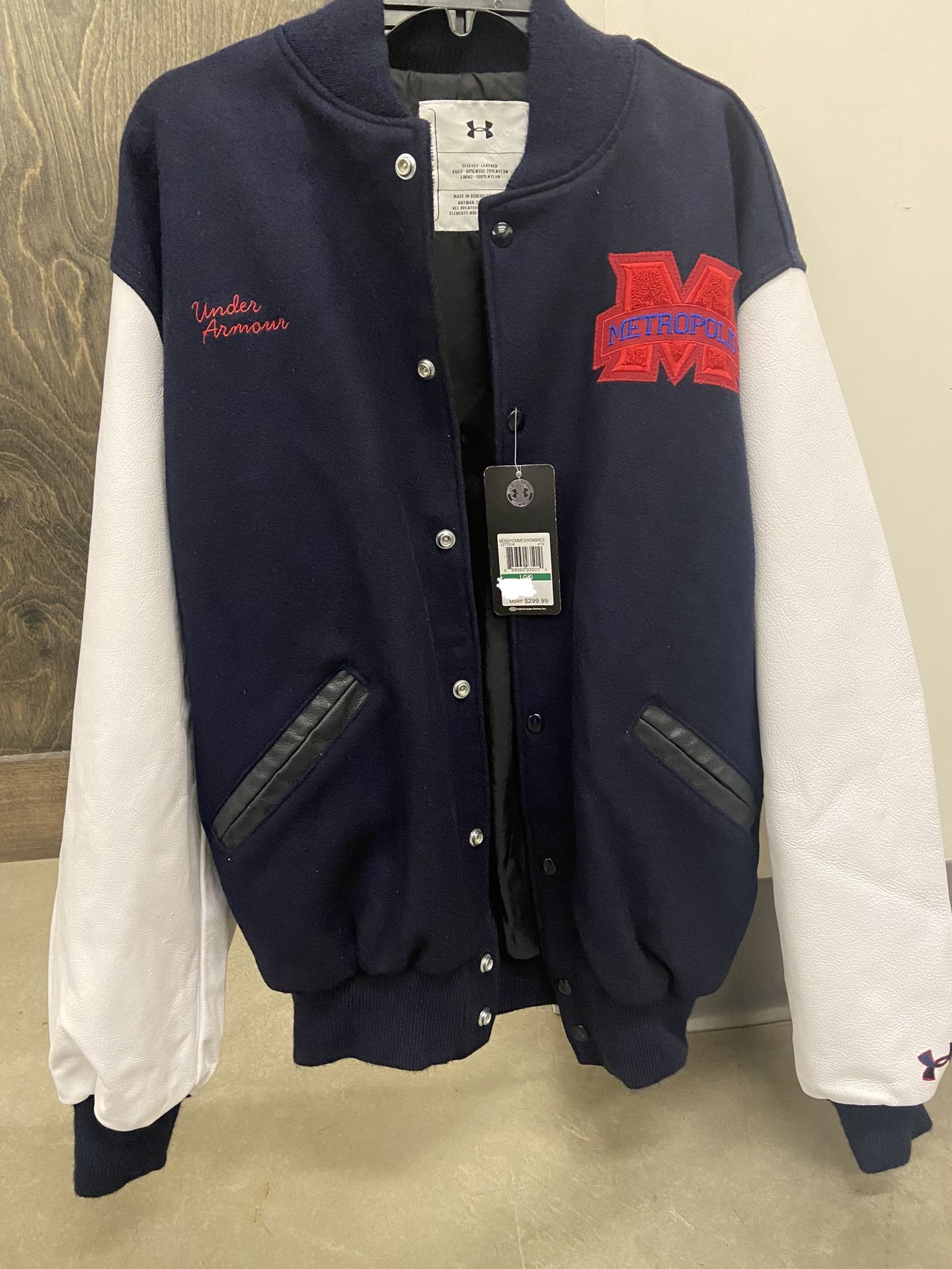 Under Armour Men's Alter Ego Metropolis Varsity Jacket -large- Only 300 Made