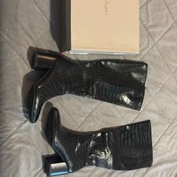 Franco Sarto Knee High Talfer Boots Wide Calf
