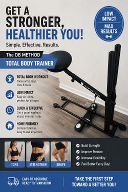 💪 The DB Method Total Body Trainer – Great Home Workout!