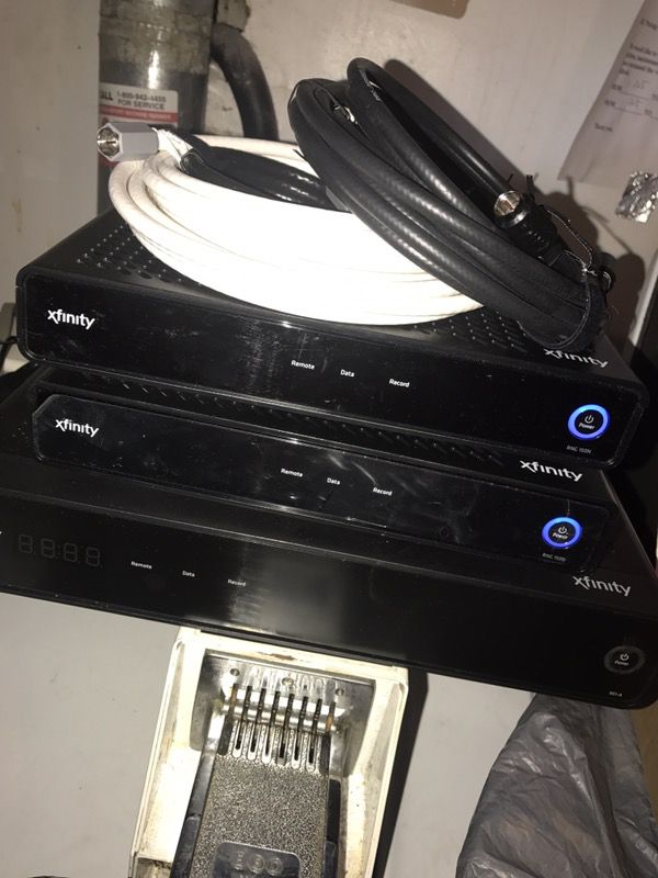Comcast Cable Xfinity X1 boxes