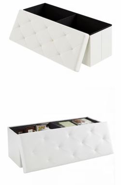 Storage Ottoman (Beige)