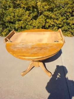 FREE oak table with extension leaf