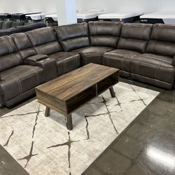 Brown Sectional 