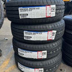 FALKEN SINCERA SN250 A/S 195/65R15/SL Price$105 Each