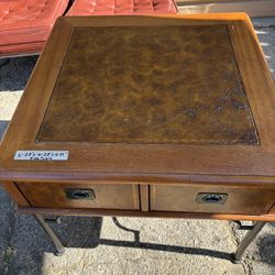 Coffee Table Or Corner With Iron Vase