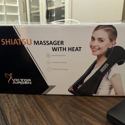 BRAND NEW IN BOX - NEVER USED VICTOR JURGEN SHIATSU MASSAGER WITH HEAT